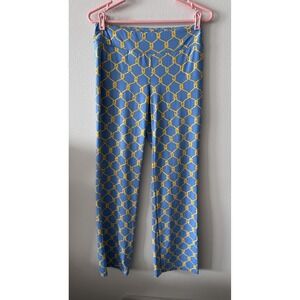J McLaughlin Pants Women's XS Pull On Catalina Cloth Stretch Blue Knot Rope